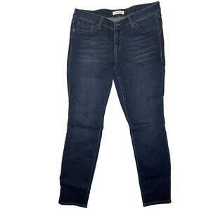 Miss HALLADAY Womens Denim Stretch Skinny Jeans size 16 Medium Wash